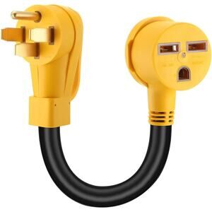 4-Prong to 3-Prong Dryer Adapter, 14-50P to 6-30R 240V Heavy Duty